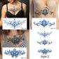 3 Sheets Semi-Permanent Tattoos Body Chest Thigh