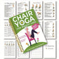 🔥New Arrival 75% OFF! ☀️30-Day Chair Yoga Weight Loss Spiral-Bound Notebook & Step-by-Step Exercise Guide - At-Home Fitness Journal