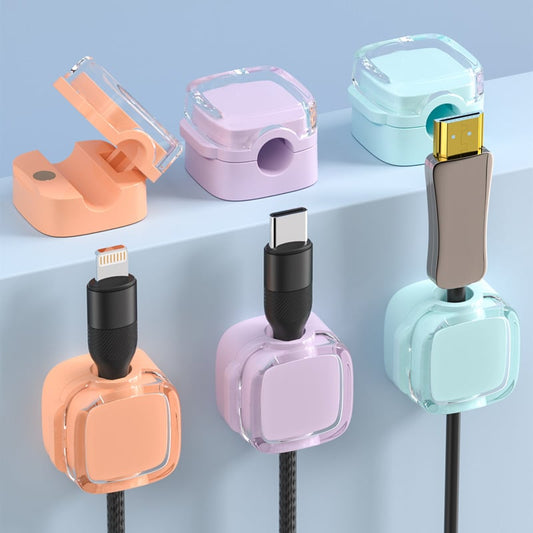 ⏳LAST DAY SALE 50% OFF !!📢📦 Magnetic Cable Clips, cord organizer for nightstand,nightstand essentials