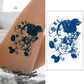 4 Sheets Japanese Chinese Woman Semi-Permanent Tattoo Sword