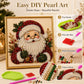 🔥Limited Offer £9.99!!🧘Relaxing & Beginner-Friendly - 🎨💎DIY Christmas Pearl Diamond Painting Art Kit