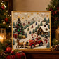 🧘Relaxing & Beginner-Friendly-🎄🎅 Premium 3D Pearl Christmas Wall Art Kit
