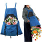 🎁 Hot Sale 50% OFF 🔥Cross Back Gardening Apron With Deep Kangaroo Release Pockets