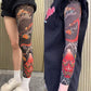 Ultra-clear Highly Elastic Seamless Tattoo Sleeve&Tattoo Stocking Set(2 Sheets)