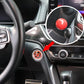 Universal One-Button Start Car Shift Knob– Touch Sensor Start, Anti-Slip Leather, Universal Adapter, Fits Most Automatics. Add A High-Tech Touch To Your Cockpit! 🕹️🔒💎