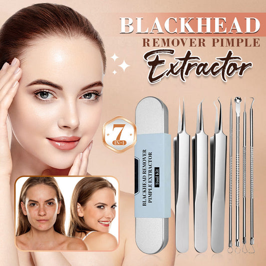 💓Last day 50% OFF💥Stainless Steel Blackhead Remover Tool Kit