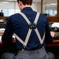 ⏳Time-Limited Special⏰Men's X-Back Suspenders with Hook Clips – Adjustable & Heavy-Duty 7