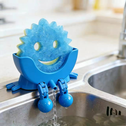 🔥2026 Hot Sale 50% OFF✨⚡ 50K+ SOLD! 🎁Whimsical Kitchen Sponge Holder with Drainage