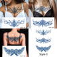 3 Sheets Semi-Permanent Tattoos Body Chest Thigh