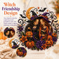🎃Halloween Witch Friendship Diamond Art Suncatcher Sparkling Window Decor Gift✨🎃✨✨