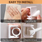 360° Rotating Ring Self Adhesive Rod Holder