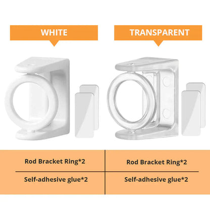 360° Rotating Ring Self Adhesive Rod Holder