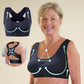 🔥LAST DAY SALE ONLY￡8.99!!💝Easy Front‑Close Cross Back Posture Corrector Bra Wireless Full Support Comfort Bra