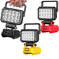 ⏳70% OFF!💡180° Rotatable LED Work Light – With Dual USB Power Bank Function – Rugged & Cordless – Universal Battery Compatibility – For Garage, Construction & Camping