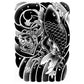 2 Sheets Black Fish Wave Half Arm Semi-Permanent Tattoo