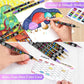 🎨Last Day Only￡8.99! 🔥 Dual Tip Acrylic Paint Pen Marker - 24/48/72 Colors