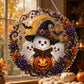 🎃Halloween Witch Friendship Diamond Art Suncatcher Sparkling Window Decor Gift✨🎃✨✨