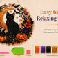Black Cat Moon Diamond Art Hanging Ornament Kit – Relaxing DIY Halloween Craft 🎃💎 (📦Buy 2 Free Shipping)