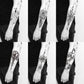 8 Sheets Black Arrow Compass Feather Dragon Anchor Sword Snake Tree Flower Temporary Tattoos for Arm