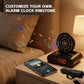💥 Gun Shooting Alarm Clock Target Shot Game for Bedrooms, LED Display Personalized Bedside Interactive Fun Gadget, Target Creative Clocks for Home Office and Heavy Sleepers