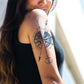 6 Sheets Semi Permanent Anchor Tattoos Stickers