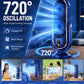 🥳2026 HOT SALE🥳💞50K+ SOLD!💨🌙 50% OFF! Portable Table Fan – 5 speeds, ultra‑quiet, gentle breeze. Perfect for bedroom or office. Stay cool without noise! 😴✨