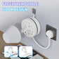 3-outlet power strip with 3 UK sockets + 2 USB ports+ 1 PD port, featuring a built-in desk lamp, compatible with 220V-240V, maximum power 3250W, 13A, 1.8m cable, suitable for home, kitchen, outdoor, hotel, office, and cruise vacation use