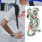 6 Sheets super cool dragon Extra large Arm Leg Thigh Waterproof Temporary Tattoos for woman and man Fake Tattoo