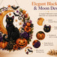 Black Cat Moon Diamond Art Hanging Ornament Kit – Relaxing DIY Halloween Craft 🎃💎 (📦Buy 2 Free Shipping)