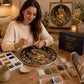 🔥LIMITED TIME 50% OFF!  – ✨ Premium 3D Pearl 12 Zodiac Signs Art Kit | Luxury Flocked Canvas with Scratch-Resistant Non-Fading Pearl Beads DIY Handmade Astrology Decor ♈🌙💎