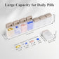 🧲💊 Weekly Pill Organizer Magnetic, Removable Pill Box – 7 Day 1 Time A Day, Large Capacity, Travel Case, Perfect For Vitamins, Supplements & Daily Medication! 🌍✨📦