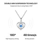 💥Hot Sale🩵Shining Heart-shaped Pendant Silver Necklace For Women✨