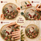 ✨ Four Seasons & Holiday Pearl Art Hanging Wreath Kit | Luxury Flocked Canvas with Scratch-Resistant Non-Fading Pearl Beads DIY Handmade Seasonal Decor 💎
