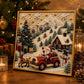 🧘Relaxing & Beginner-Friendly-🎄🎅 Premium 3D Pearl Christmas Wall Art Kit