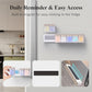 🧲💊 Weekly Pill Organizer Magnetic, Removable Pill Box – 7 Day 1 Time A Day, Large Capacity, Travel Case, Perfect For Vitamins, Supplements & Daily Medication! 🌍✨📦