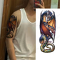 6 Sheets super cool dragon Extra large Arm Leg Thigh Waterproof Temporary Tattoos for woman and man Fake Tattoo