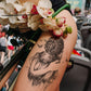 6 Sheets Arm Leg Temporary Tattoo - Compass Dragon Prajna Lion Bear Wolf Patronus Mountain