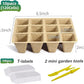 🔥 Limited time🎉120 Cells Seed Starter Tray, 10 Pack Biodegradable Peat Pots with 100 Labels, Plant Starter Kit for Seedlings