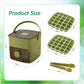 🥳2026 Hot Sale🥳 💞50K+ Sold!💥 50% Off! Ice Cube Maker With Storage – Makes 48 Cubes, Leak-Proof Lid, Stackable. Includes Ice Scoop & Tong. Summer Essential! 🧊🏖️✅