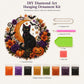 Black Cat Moon Diamond Art Hanging Ornament Kit – Relaxing DIY Halloween Craft 🎃💎 (📦Buy 2 Free Shipping)
