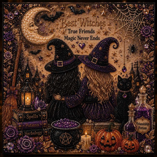🧘Relaxing & Beginner-Friendly- 👻Cute Ghosts Pumpkins 3D Pearl Mosaic Art Kit