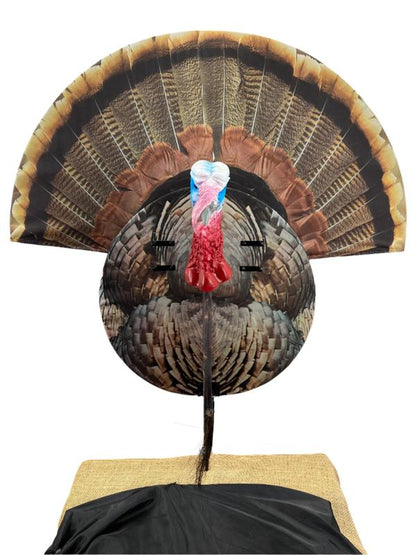 🎁Last Day Promotion 49% OFF🔥Ultra-Realistic Collapsible Turkey Hunting Decoy with Stake & Carry Bag