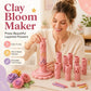 ⏳ Last Day 49% OFF – 🌸 Beginner-Friendly Clay Bloom Maker Set | Reusable 3D-Printed Flower Shaping Tool with Interchangeable Sleeves & 24-Color Modeling Clay Included ✨