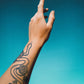6 Sheets Semi Permanent Snake Tattoos Stickers