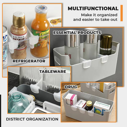 🔥 Limited time offer! Buy 3 get 5 free🎉Small Item Organizer Dividers - Refrigerator Shelf Dividers