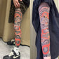 Ultra-clear Highly Elastic Seamless Tattoo Sleeve&Tattoo Stocking Set(2 Sheets)