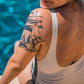 6 Sheets Semi Permanent Anchor Tattoos Stickers