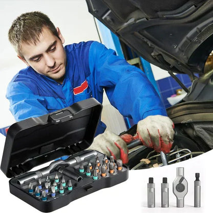 💥Hot Sale 50% Off⏳24 in 1 DlY Screwdriver Set Magnetic Compact and Portable Ratchet Screwdriver🚀Free shipping🚀