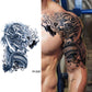 2 Sheet Shoulder Dragon Letter Extra Large Temporary Tattoos
