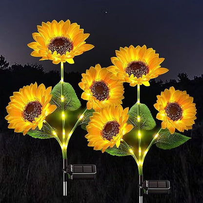 🌻 77% OFF NOW! ☀️ Sunflower Solar Lights – Waterproof Garden Decor & Forever Glow 💡